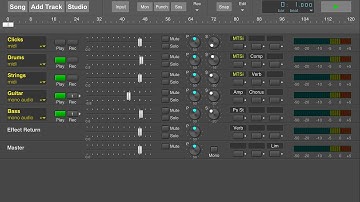 MultiTrackStudio for iPad, Getting Started and Setting Up