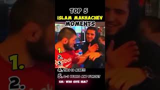 Top 5 islam makhachev moments  #ufc #islammakhachev #top5 #funny