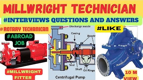 #millwright technician interview questions and answers in hindi 2023||#millwright fitter #engineer