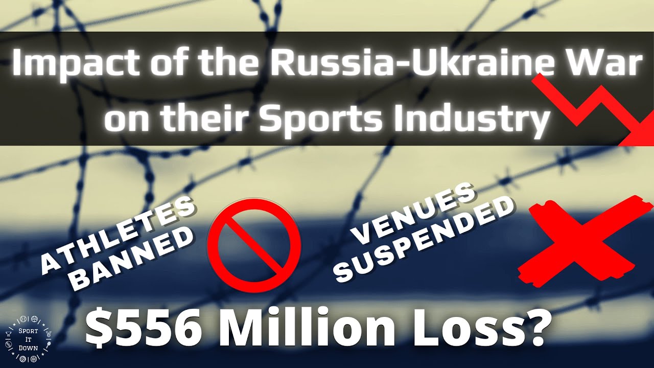 Impact of Russia-Ukraine War on Sports | $𝟓𝟓𝟔 𝐌𝐢𝐥𝐥𝐢𝐨𝐧 𝐋𝐨𝐬𝐬? | Athletes Banned | Sport It Down
