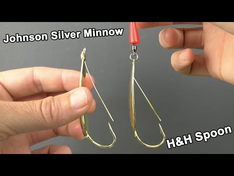 H&H Weedless Gold Spoon vs. Johnson Silver Minnow Weedless Gold Spoon (H&H  Review & Comparison) 