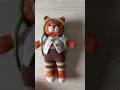 The red-haired cat amigurumi.