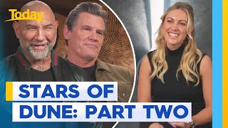 Stars of Dune: Part Two catch up with Today | Today Show Australia