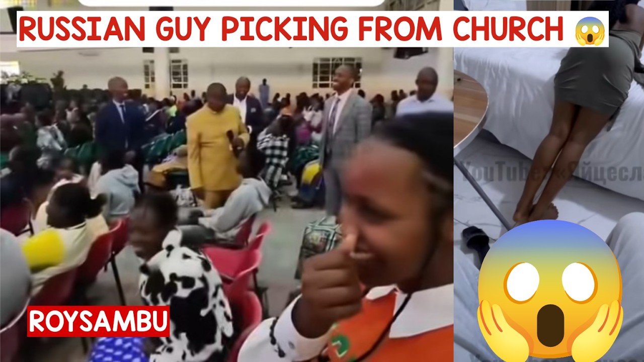 RUSSIAN GUY PICKING UP A GIRL FROM CHURCH😱 ROYSAMBU