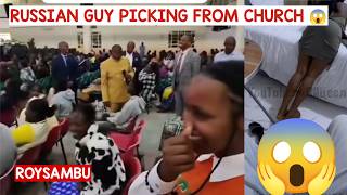 Russian Guy Picking Up A Girl From Church Roysambu
