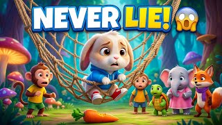 Never Tell a Lie! 😱🐰 | Robby Rabbit Gets Trapped | 3D Moral Story for Kids