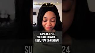 The Sabbath is about peace, rest, healing, and spending time with God. 🙏🏾✨#prayer #jesus #shorts