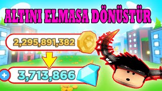 Altin Elmasa Nasil Çevi̇ri̇li̇r Pet Simulatör X Roblox Türkçe