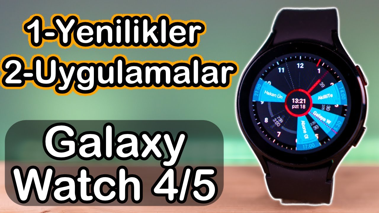 YENİ ÖZELLİKLER SÜPER UYGULAMALAR⌚️ Samsung Galaxy Watch 4 YouTube
