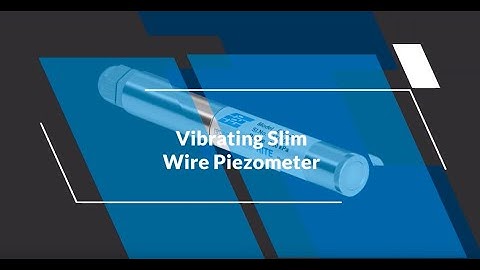 Piezometers: Model EPP-40V Vibrating Slim Wire Piezometers by Encardio