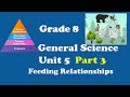 Grade 8 General Science Unit 5 Part 3 Tropic Feeding Relationship Grade 8 General Science Unit 5 Part 3 Tropic Feeding Relationship