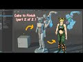 [Jolyne-JOJO6 OP] 3D Character Modeling [TimeLapse] 2/2