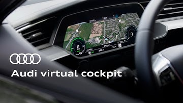 View important driving information with the Audi virtual cockpit