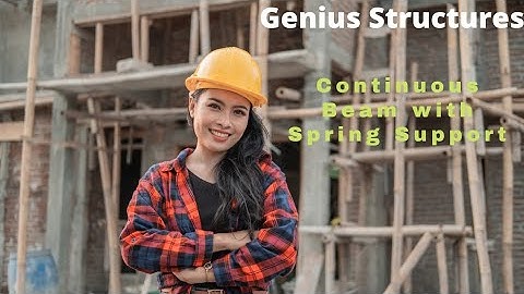 Continuous Beam with Spring Support