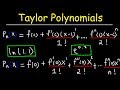 Taylor Polynomials & Maclaurin Polynomials With Approximations