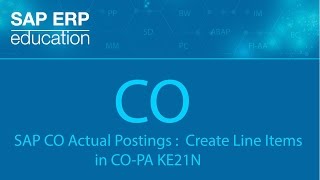 SAP CO Actual Postings :  Create Line Items in CO-PA KE21N Создание документов в COPA