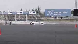 20140427 ビギナーズジムカーナ筑波 Rd.2 本番1本目