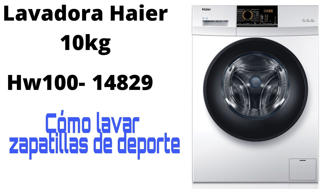 Tutorial Cómo Lavar de en Lavadora Haier Hw100-14829 - YouTube