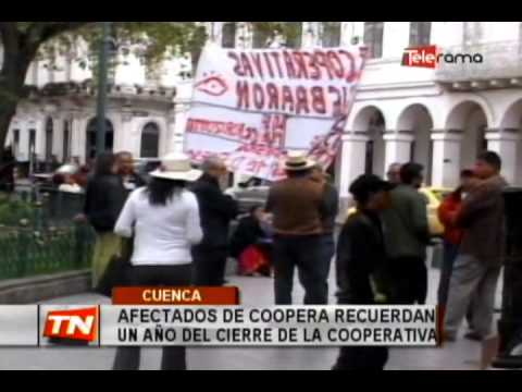 Afectados de Coopera recuerdan un año del cierre de la cooperativa