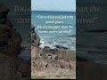 Stronger Than You Think 🌿 #innerpeace #quotes #nature #calmlife#life #ocean#healing #peace