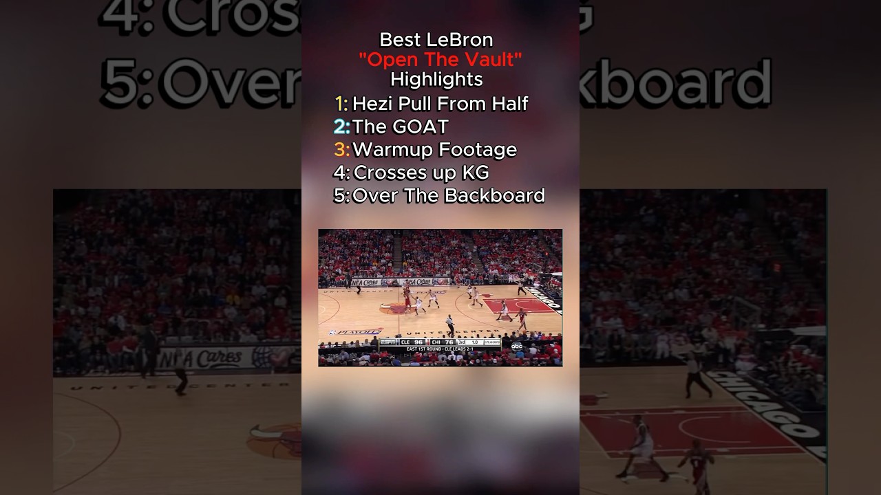 LeBron Open The Vault Highlights👑