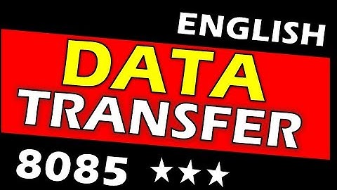 Data transfer instructions in 8085 English | Data transfer group| 8085 instruction set in English