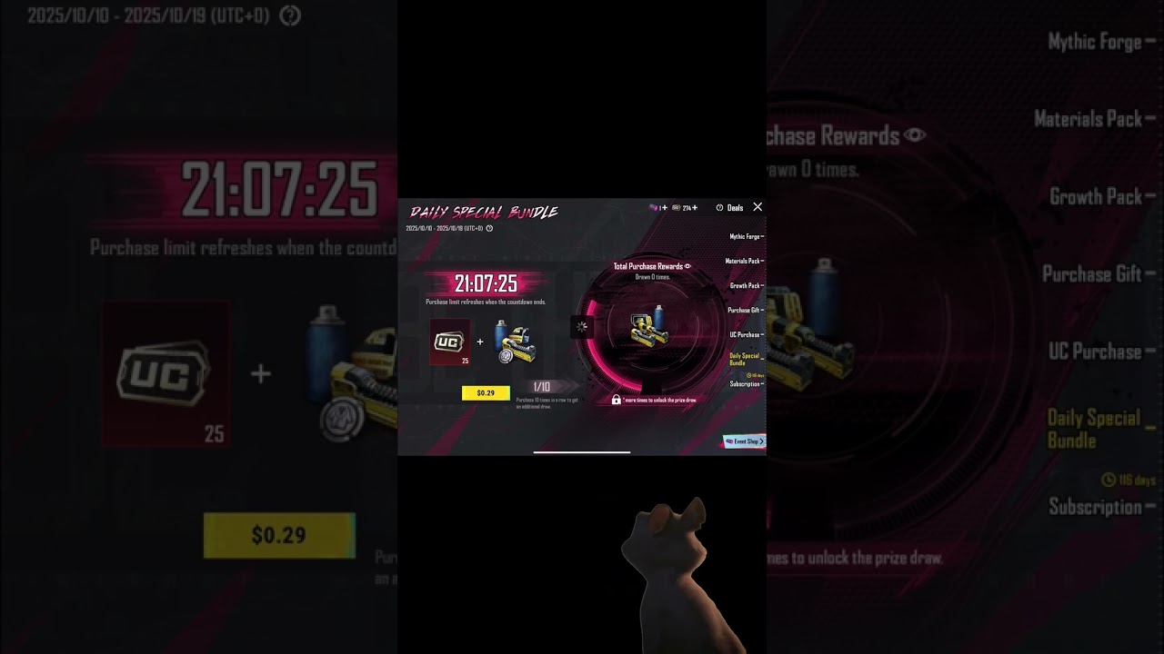 Daily Special Bundle | 25 UC for 29cents 