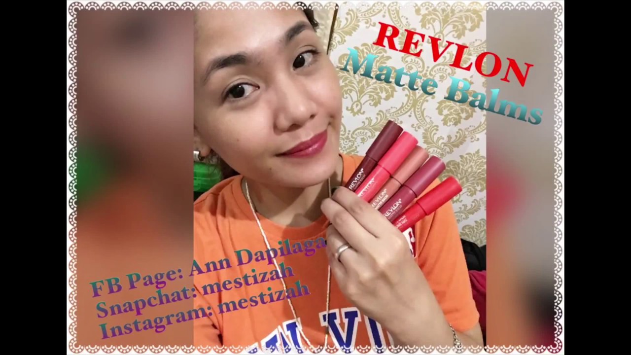 Review | Revlon Matte Balms Swatches | Ann