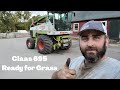 How to switch a Kernel Processor in a Claas 695 Forage Harvester