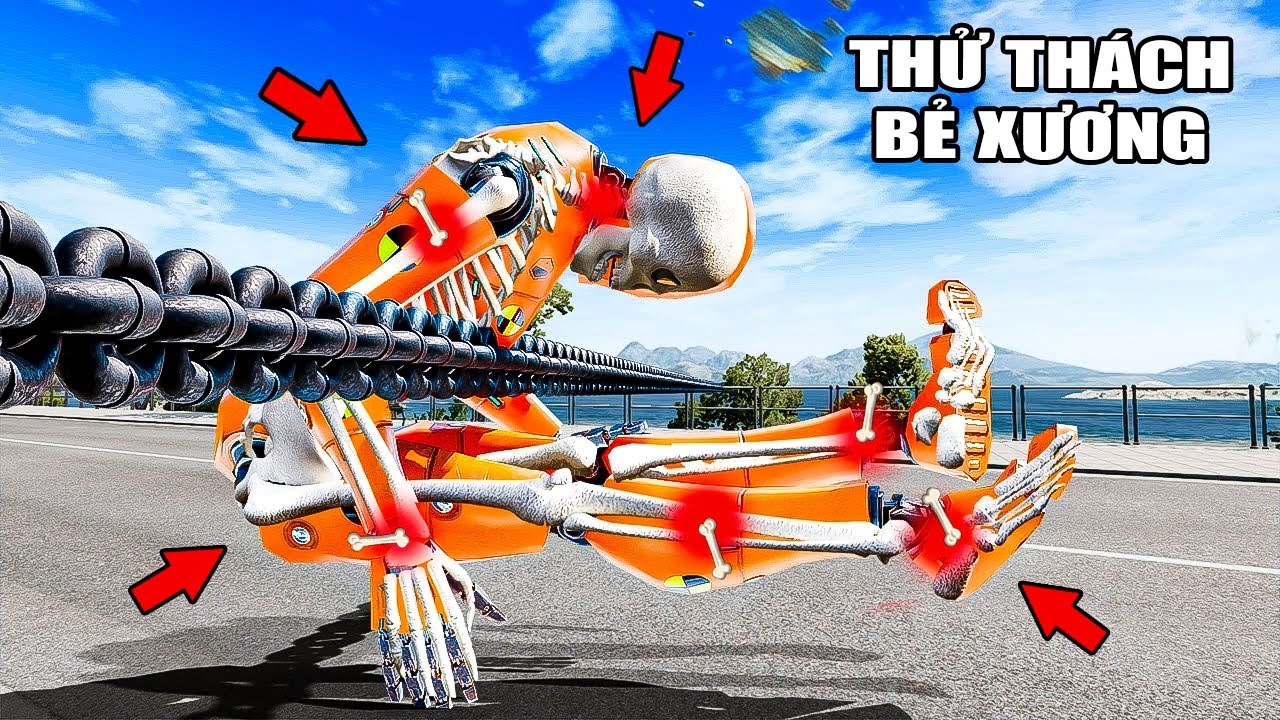 Tôi Đã BẺ GÃY 1000 CÁI XƯƠNG KHI LÁI XE | BeamNG Drive