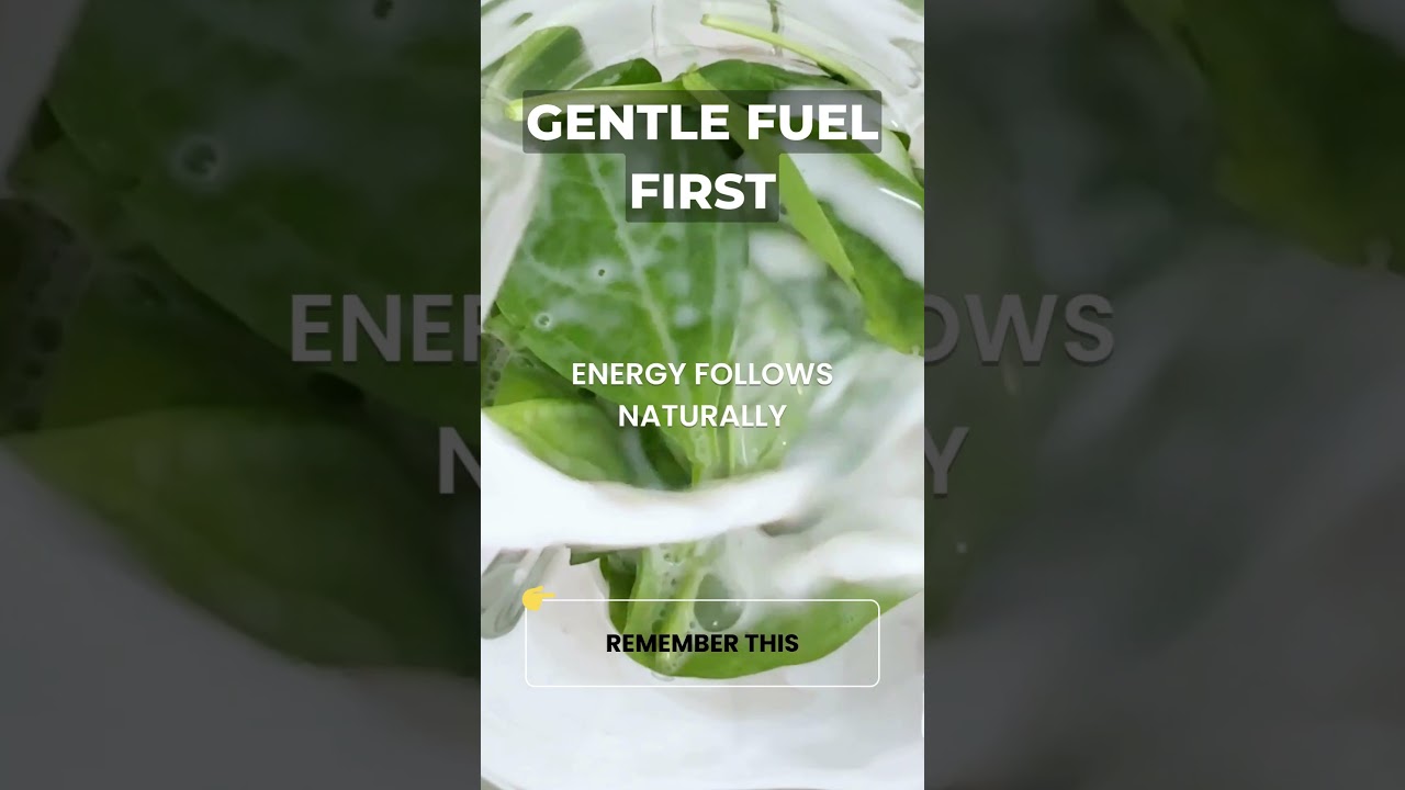 Energy follows naturally... 