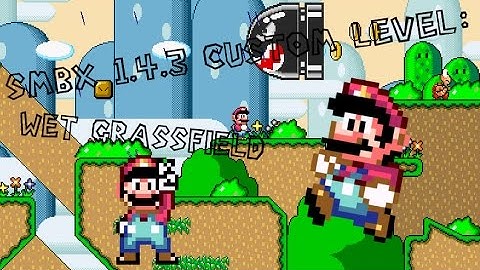 SMBX 1.4.3 Custom level: Wet Grassfield