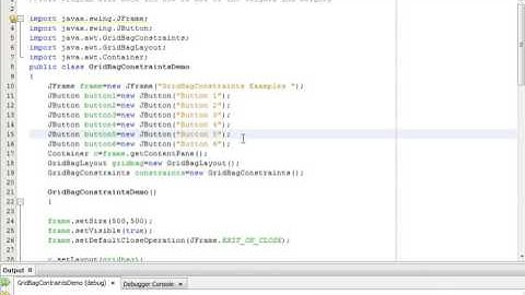 Java Programming Tutorial -GridBagConstraints-41- int weightx and weighty