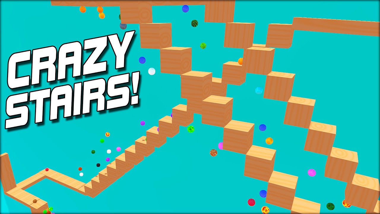 I Built Crazy Marble Stairs That Climb in Every Direction! (Marble