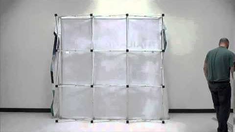 8ft VBurst Backlit Popup Display