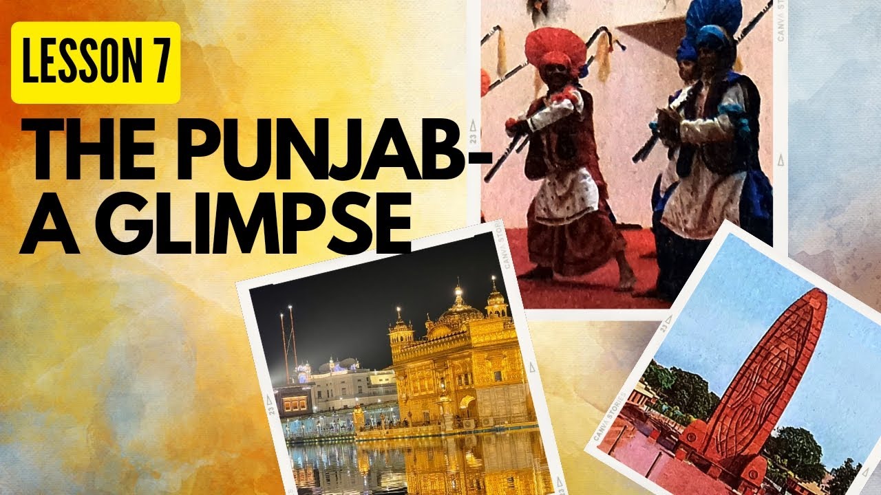 The Punjab A Glimpse full Lesson Translation Class 8 PSEB my
