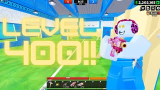 Hitting level 400 in Roblox Flag Wars!!!!