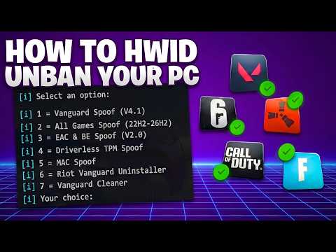 HWID Spoofer: How to Instantly Get Unbanned in Any Game