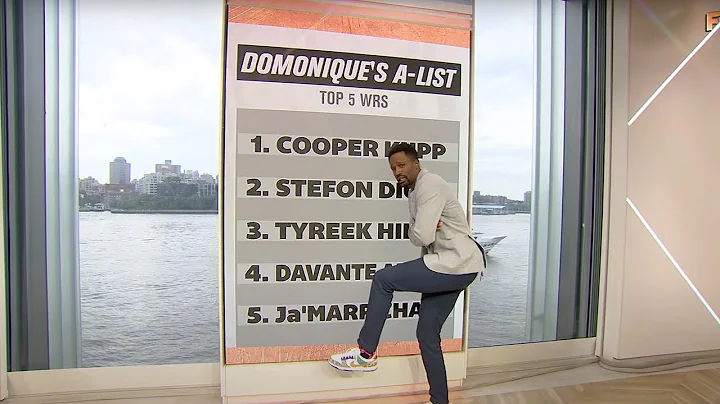 Domonique Foxworth's TOP 5 NFL WIDE RECEIVERS | Fi...