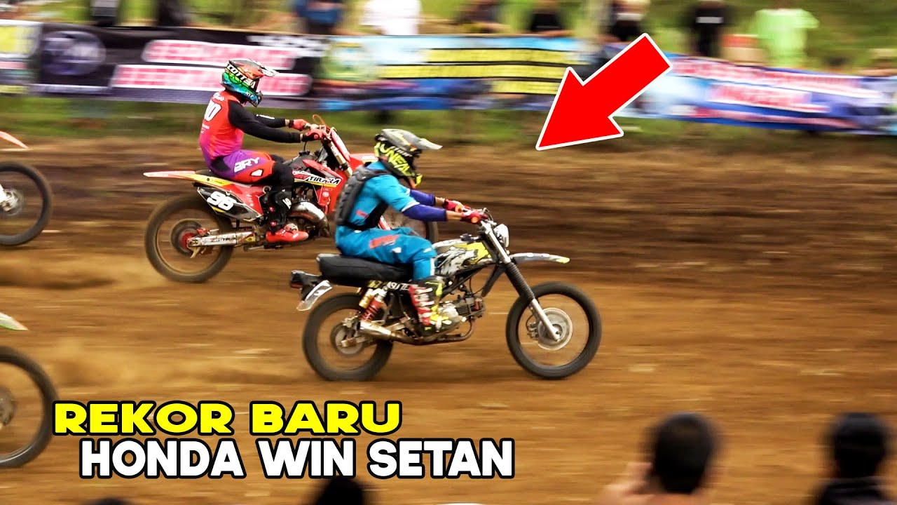 Rekor Baru! MOTOR TUA Honda WIN SETAN asapi NINJA dan CRF 150