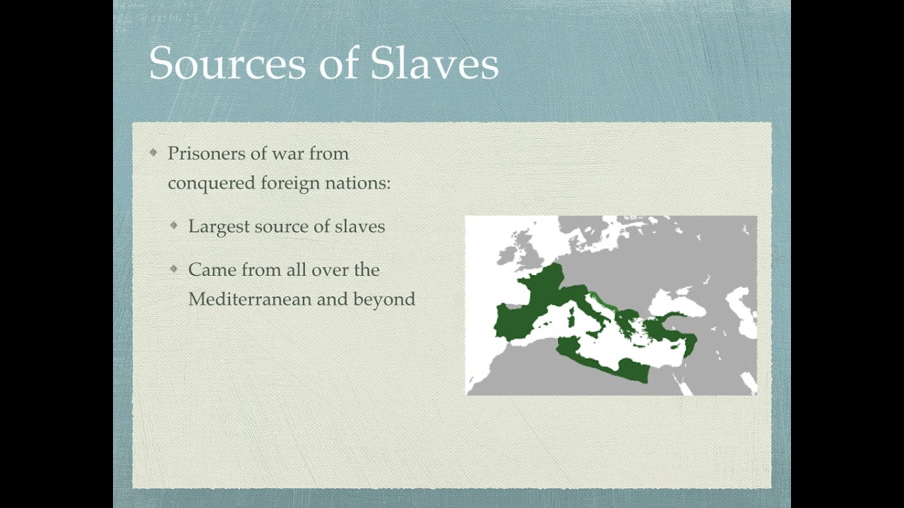 Slavery In Ancient Rome