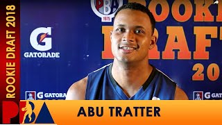 PBA Rookie Draft 2018: Abu Tratter