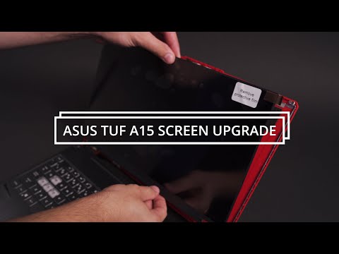 Laptop screen replacement / How to replace laptop screen Asus TUF A15 FA506IV - Screen Upgrade