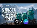 How to Make Viral Cartoon Long Videos for YouTube Using Grok + Canva (FREE & Complete Guide)