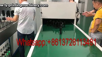 High speed rotary conveyor auto spay painting machine for plastic products