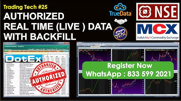 REAL TIME DATA FEED for AMIBROKER | Trading Tech #  25