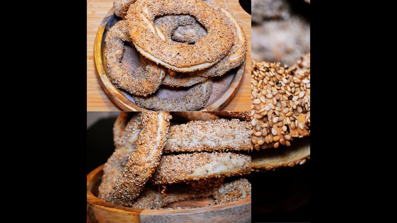 Bake this tasty sesame ring snack
