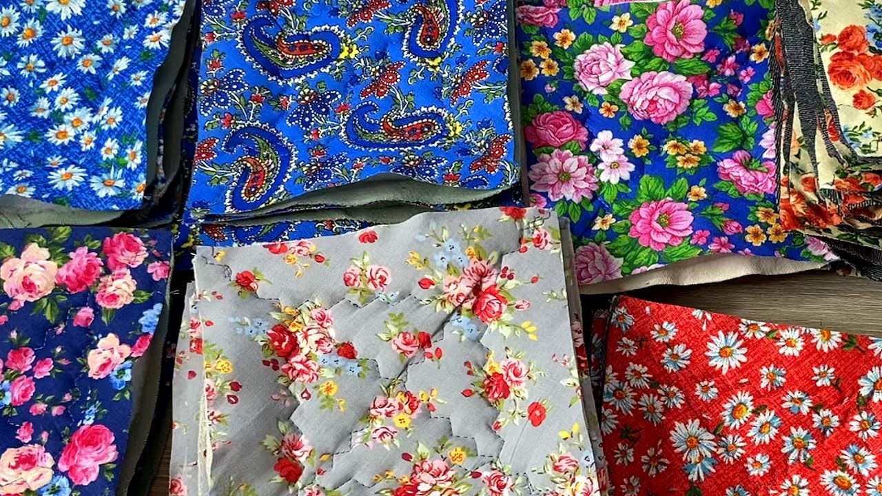 Швами наружу - самый модный и быстрый способ сшить лоскутное одеяло. Новичкам понравится DIY