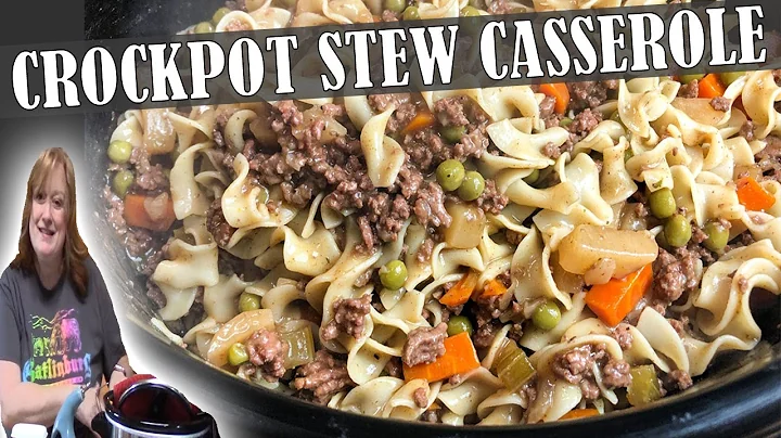 Crockpot GROUND BEEF STEW CASSEROLE Recipe | A Del...