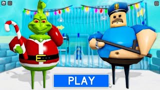 GRINCH BARRY'S PRISON RUN! (Obby) #roblox #scaryobby